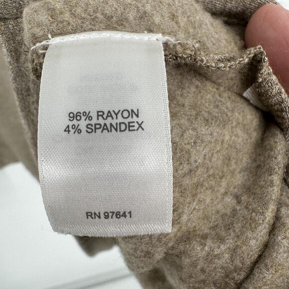 Pure Jill Tranquility Fleece Pullover Womens 4X Brown Oversized Soft Top Cozy - Picture 5 of 9